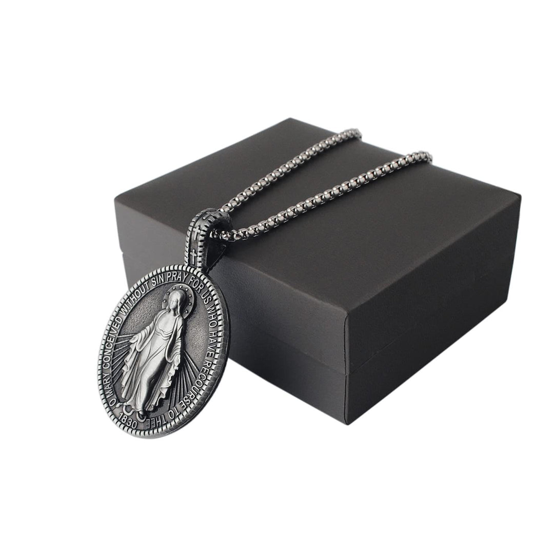 FREE Today: Miraculous Medal Virgin Mary Pendant Necklace - image 2