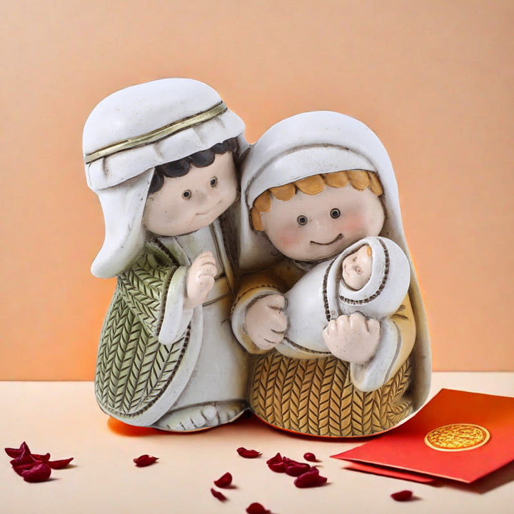 Christianartworkshop Nativity Holy Family Ornaments B