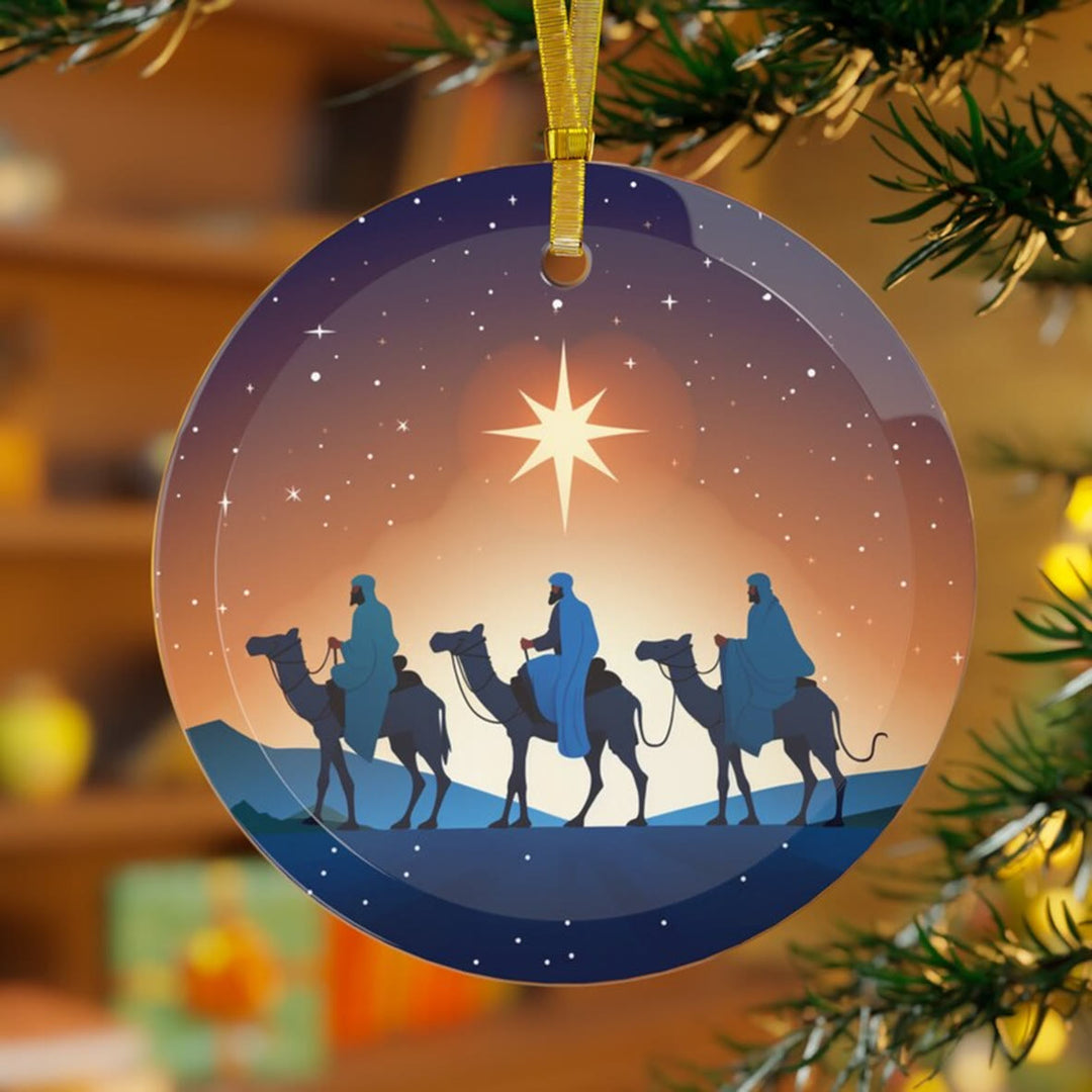 Christianartworkshop Illustration Styles Three Wisemen Kings Christmas Ornaments B