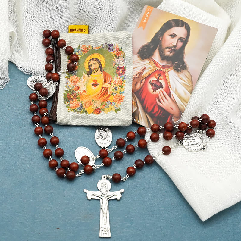 邦楽 ROSARYHILL ashdown Christianartworkshop Handmade Olive Wood Rosary – Classic