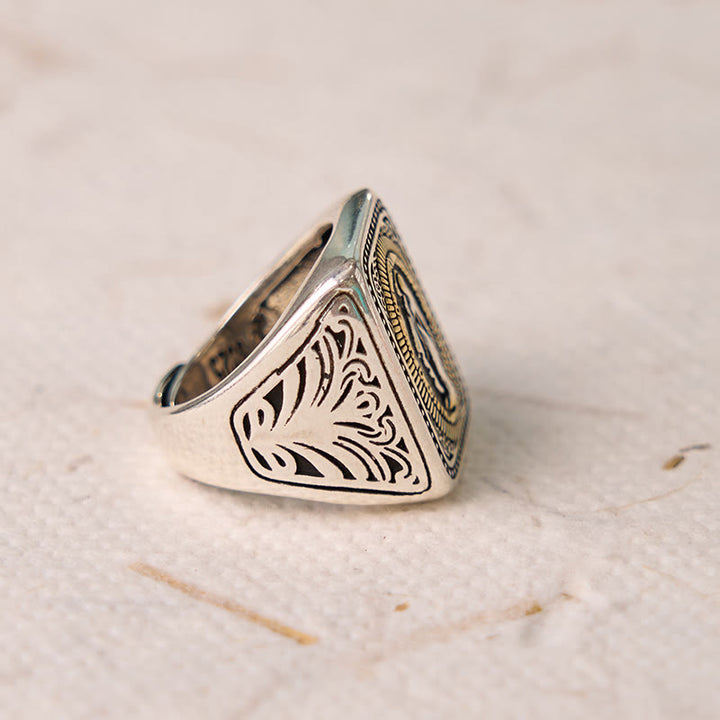 FREE Today: Retro Style Miraculous Medal Virgin Mary Faith Titanium Steel Ring - image 4