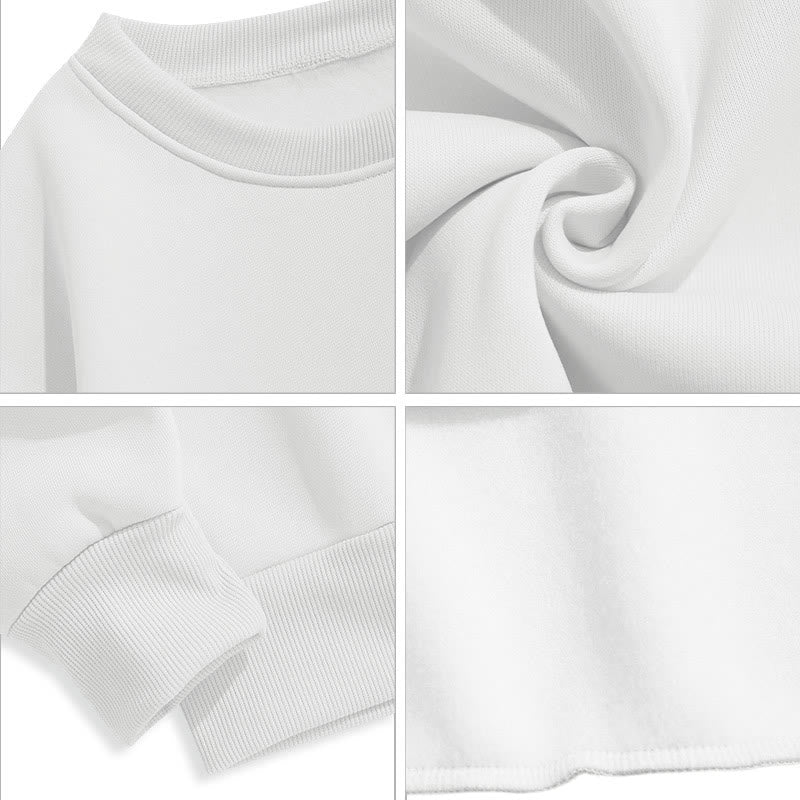 Christianartworkshop Classic Style Yeshua He Saves Fleece Lined Polyester Sweatshirt - image 14