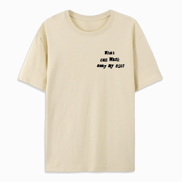 Christianartworkshop Nothing But Blood Of Jesus Cotton T-Shirt - image 10