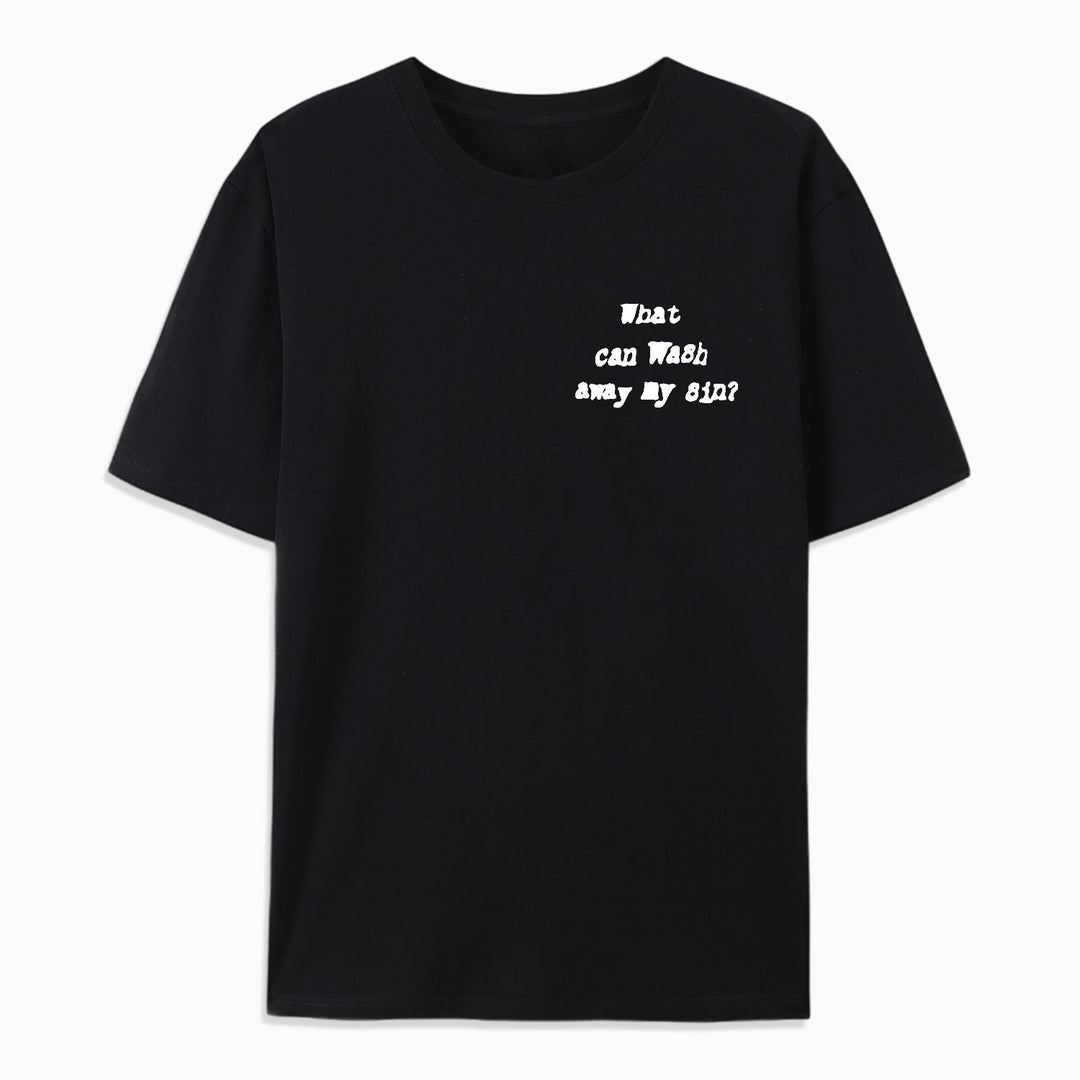 Christianartworkshop Nothing But Blood Of Jesus Cotton T-Shirt - image 7