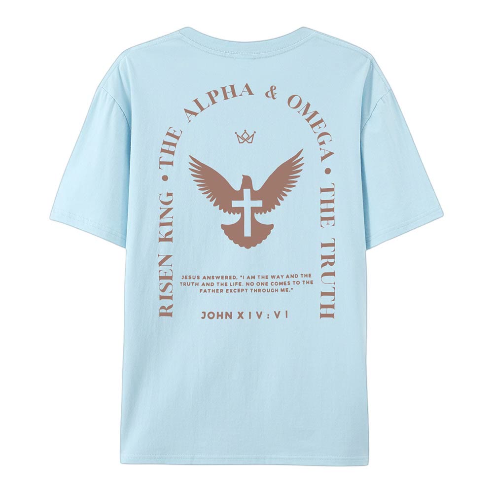 Christianartworkshop Jesus Is The Way The Truth The Life Cotton T-Shirt - image 17