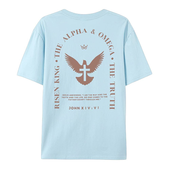 Christianartworkshop Jesus Is The Way The Truth The Life Cotton T-Shirt - image 17