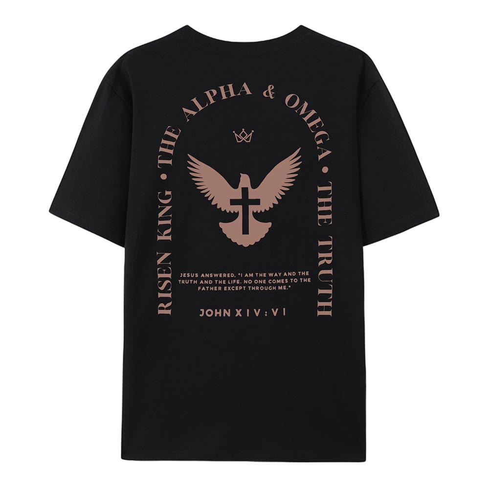 Christianartworkshop Jesus Is The Way The Truth The Life Cotton T-Shirt - image 6