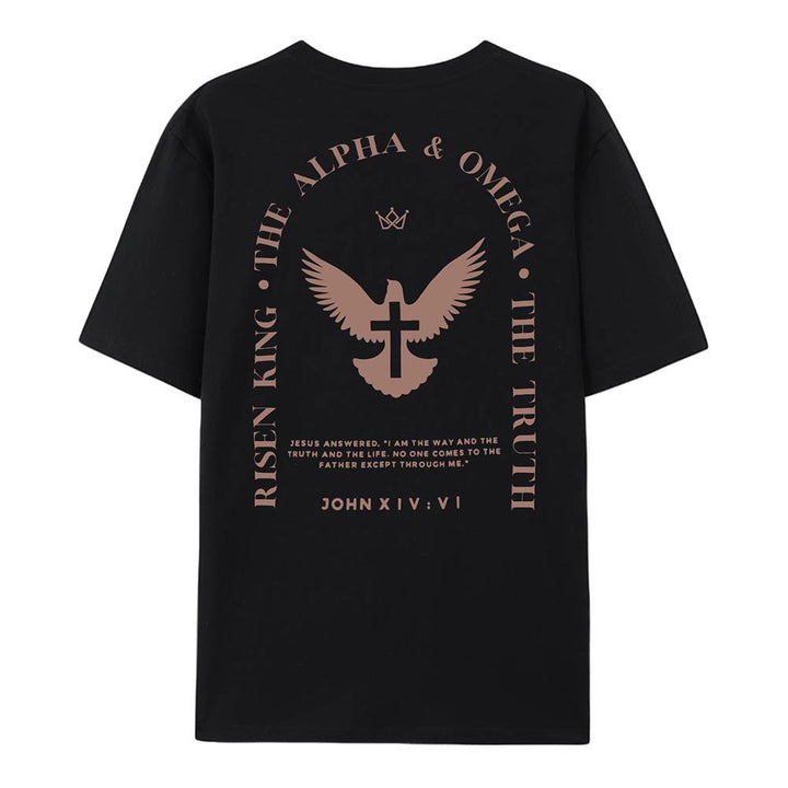 Christianartworkshop Jesus Is The Way The Truth The Life Cotton T-Shirt - image 6