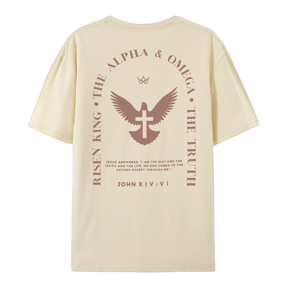 Christianartworkshop Jesus Is The Way The Truth The Life Cotton T-Shirt - image 11