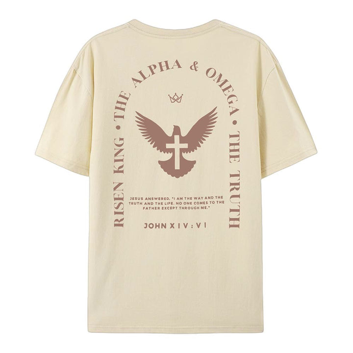 Christianartworkshop Jesus Is The Way The Truth The Life Cotton T-Shirt - image 11