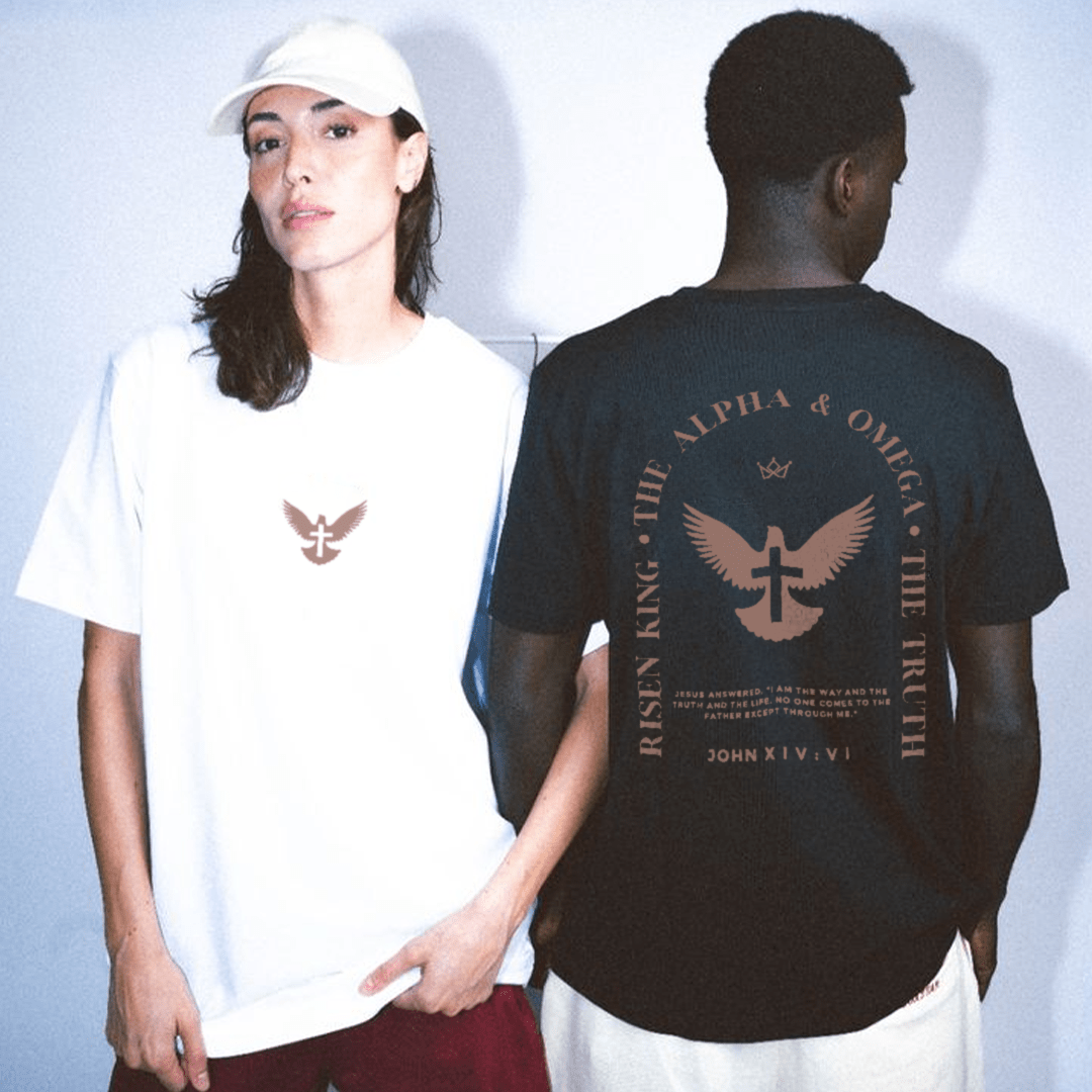 Christianartworkshop Jesus Is The Way The Truth The Life Cotton T-Shirt - image 4