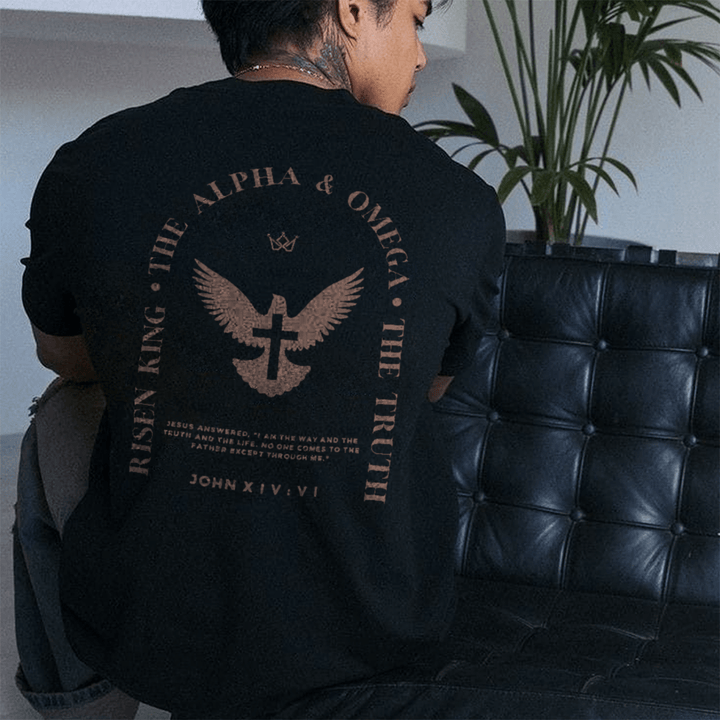 Christianartworkshop Jesus Is The Way The Truth The Life Cotton T-Shirt - image 7