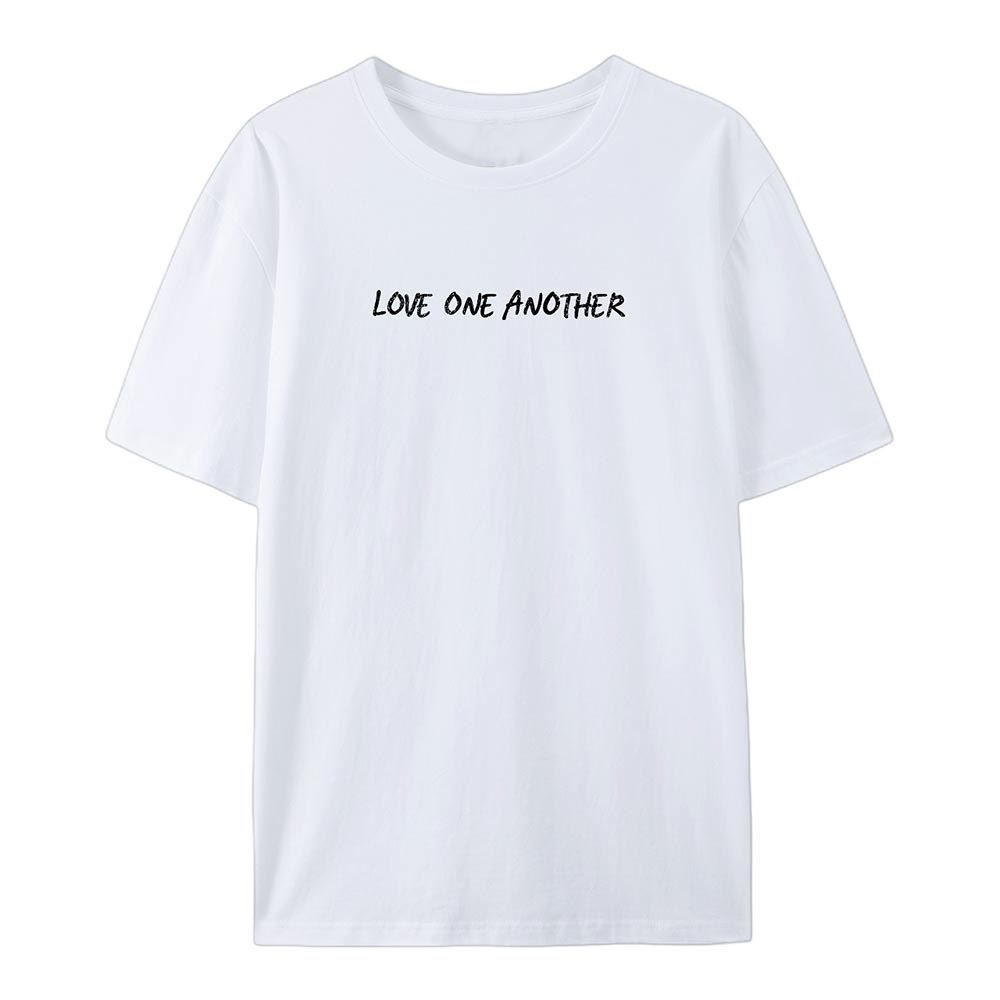 Christianartworkshop Love One Another Cotton T-Shirt - image 5