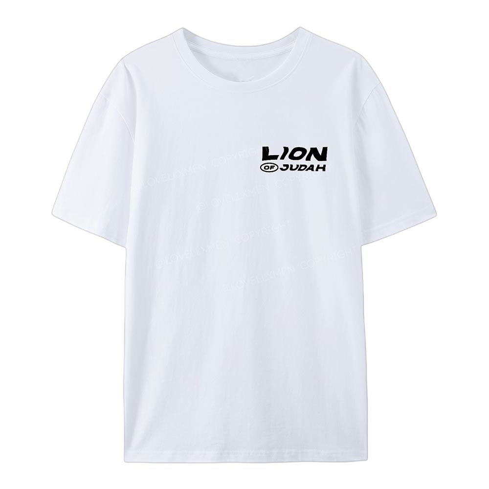 Christianartworkshop Lion Of Judan Cotton T-Shirt - image 3