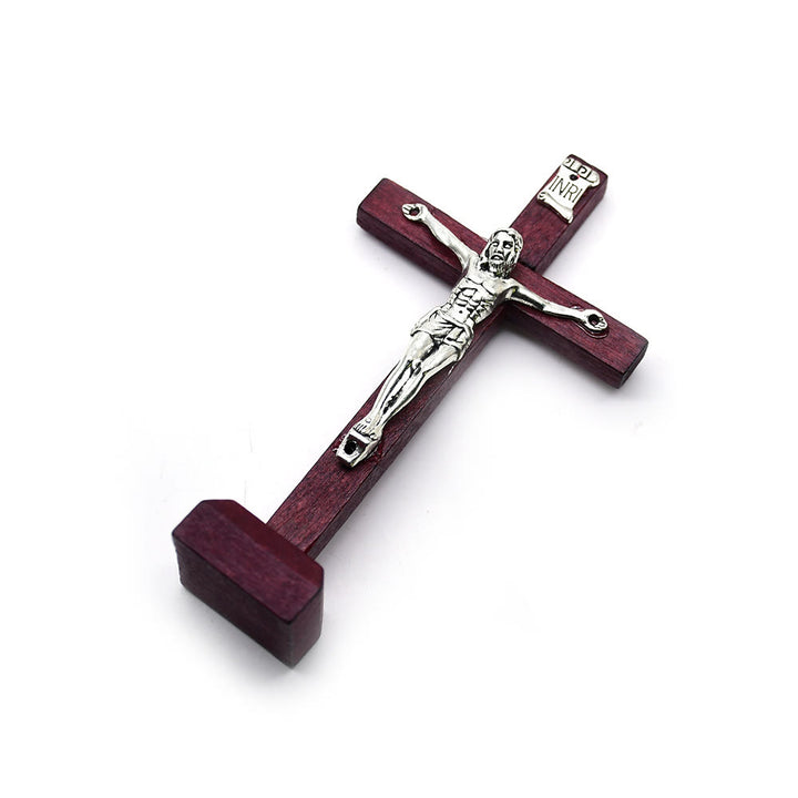 Christianartworkshop 3 Colors Wooden Jesus Cross Ornament - Expression of Faith