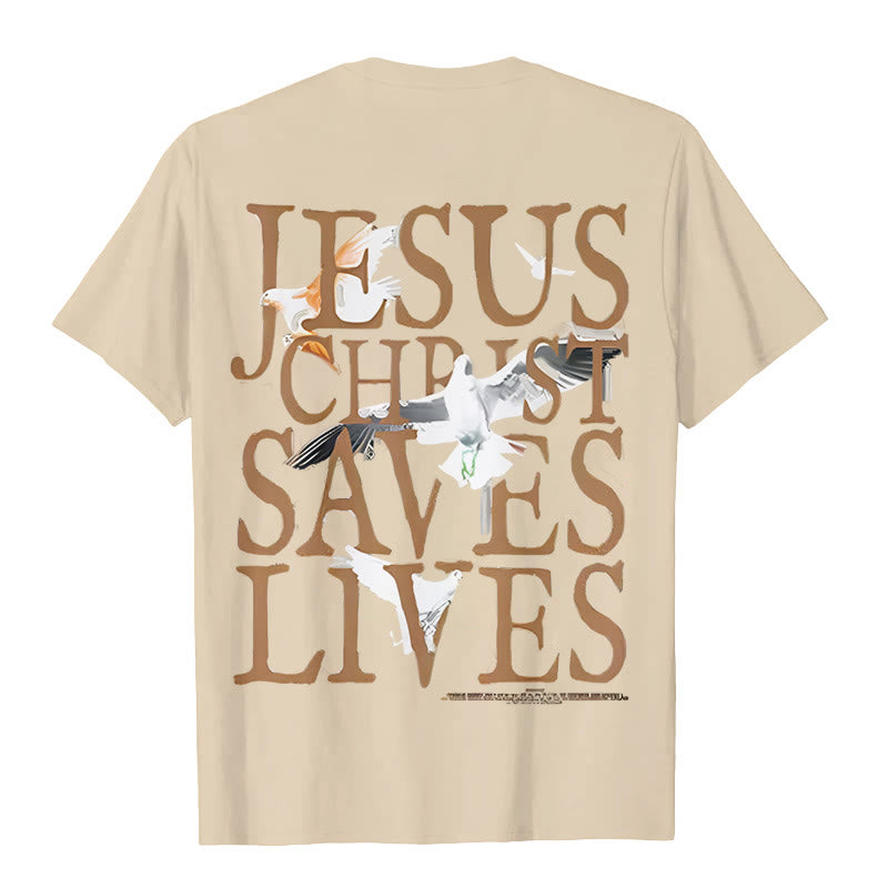 Christianartworkshop Jesus Face and Crown of Thorns Graphic T-Shirt