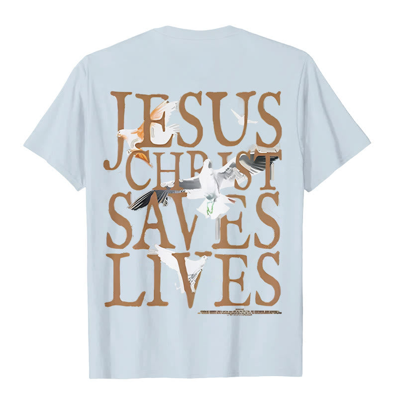 Christianartworkshop Jesus Face and Crown of Thorns Graphic T-Shirt