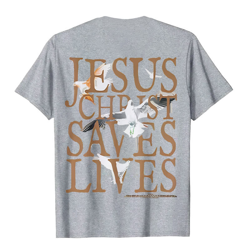 Christianartworkshop Jesus Face and Crown of Thorns Graphic T-Shirt