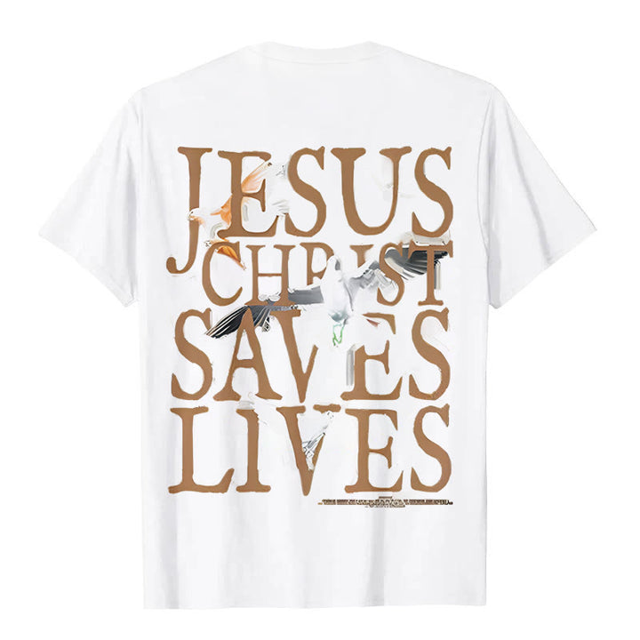 Christianartworkshop Jesus Face and Crown of Thorns Graphic T-Shirt
