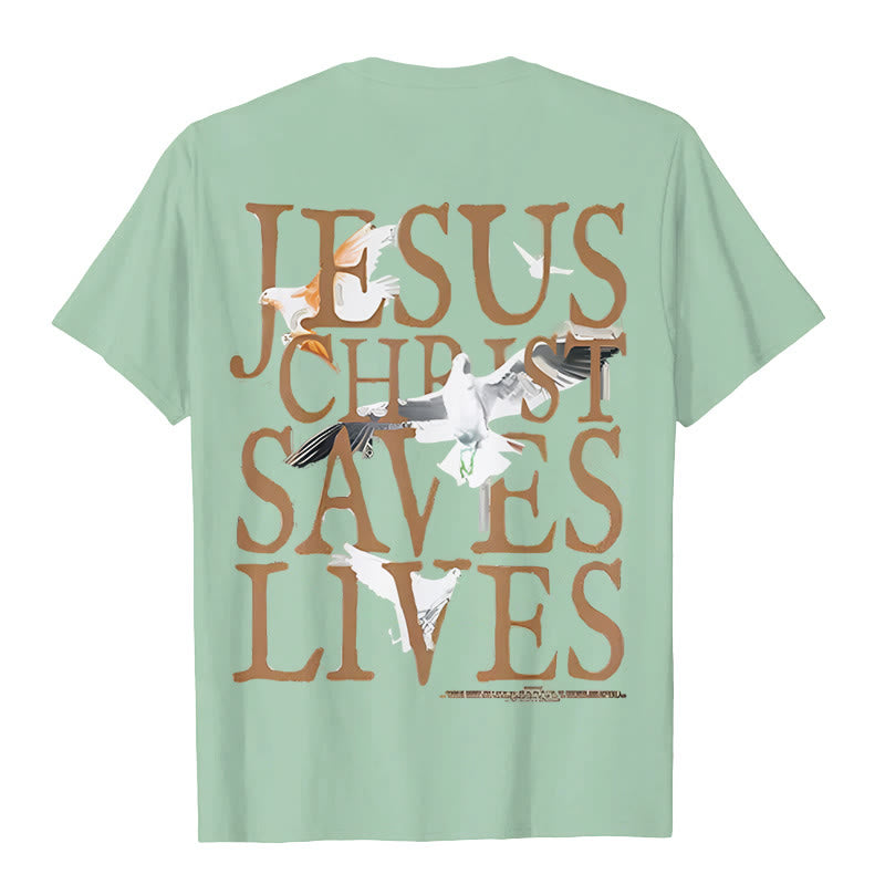 Christianartworkshop Jesus Face and Crown of Thorns Graphic T-Shirt