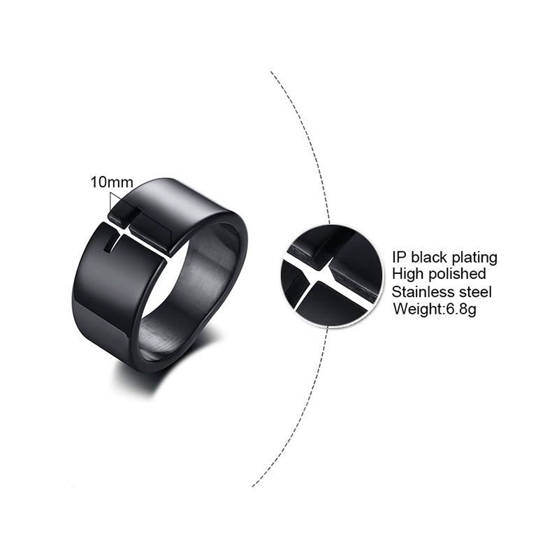 Christianartworkshop Eternal Faith Open-Work Cross Ring—A Symbol of Divine Connection