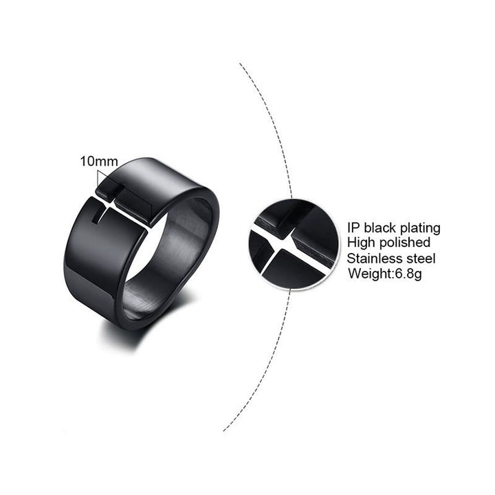 Christianartworkshop Eternal Faith Open-Work Cross Ring—A Symbol of Divine Connection
