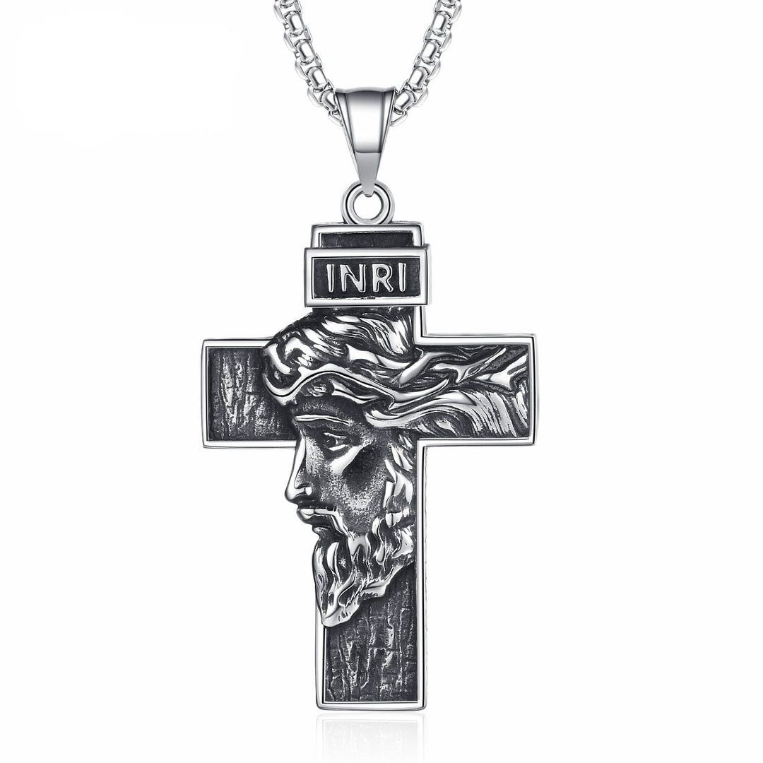 Christianartworkshop Jesus Crown of Thorns Icon Protection Necklace - Embodying the Sacrifice of Christ