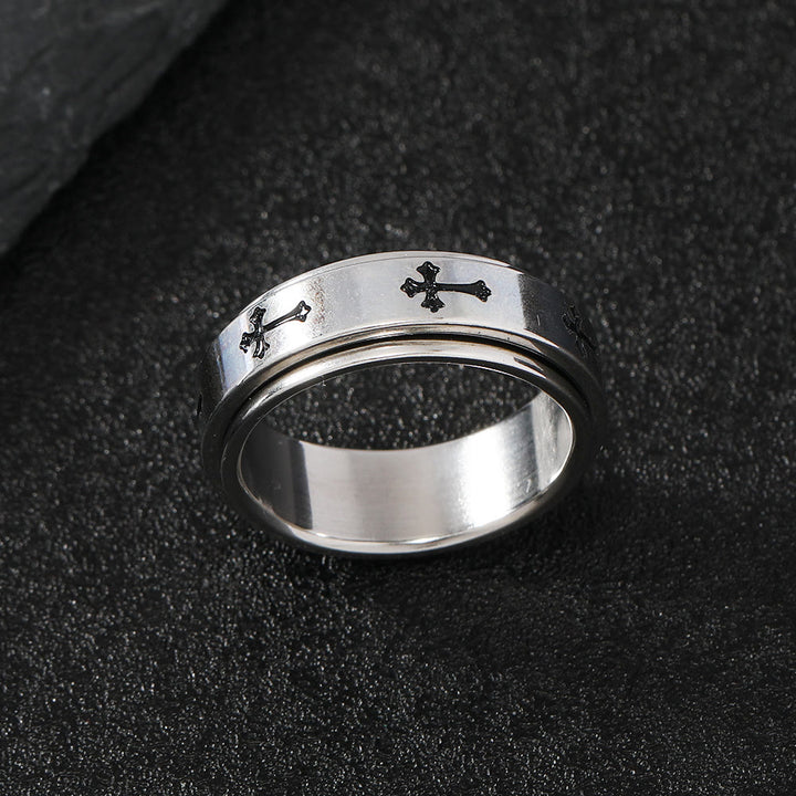 Christianartworkshopthe Minimalist Cross Ring: The Interweaving of Faith and Fashion