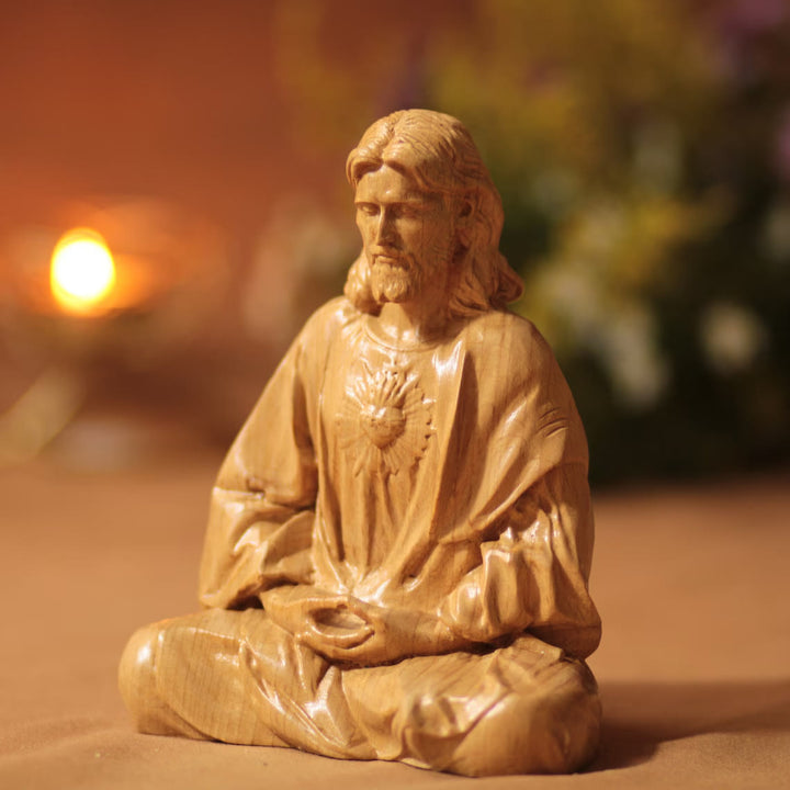 Christianartworkshop Sacred Heart of Jesus Resin Easter Dekstop Decor Ornament