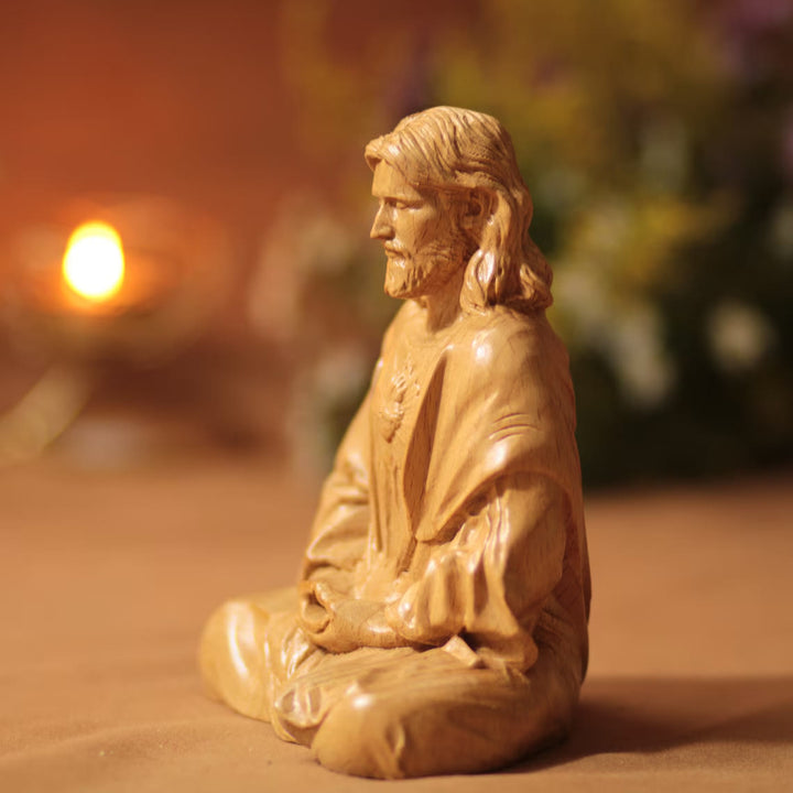 Christianartworkshop Sacred Heart of Jesus Resin Easter Dekstop Decor Ornament