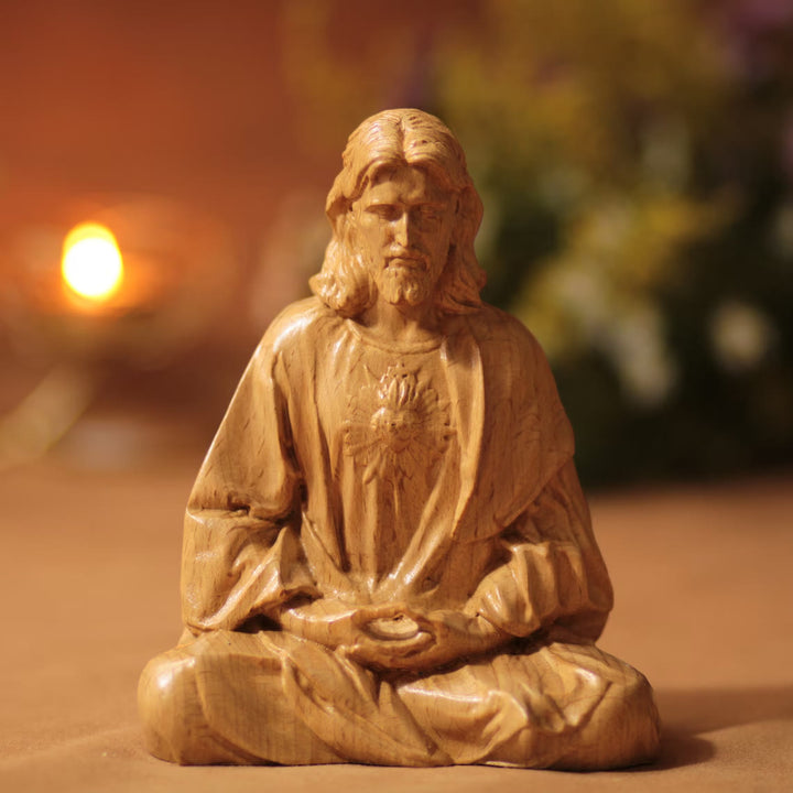Christianartworkshop Sacred Heart of Jesus Resin Easter Dekstop Decor Ornament