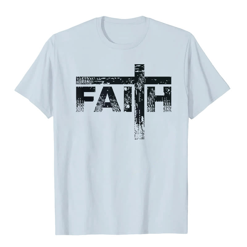 Christianartworkshop The Faith Cross T-Shirt