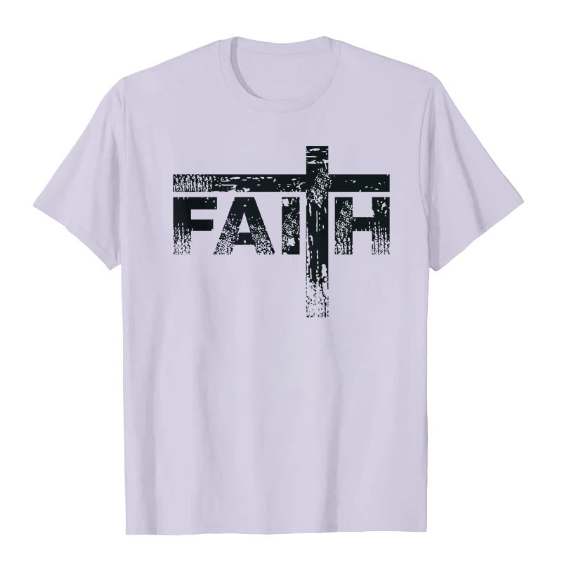 Christianartworkshop The Faith Cross T-Shirt
