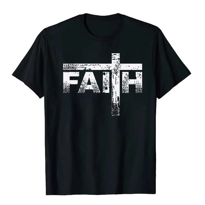 Christianartworkshop The Faith Cross T-Shirt