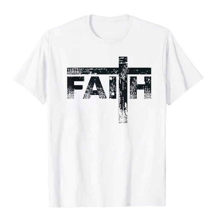 Christianartworkshop The Faith Cross T-Shirt