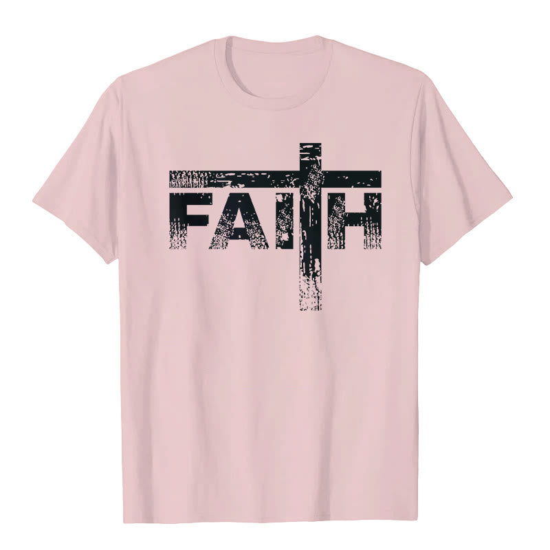 Christianartworkshop The Faith Cross T-Shirt
