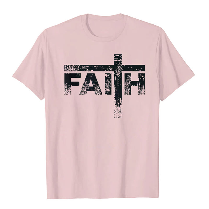 Christianartworkshop The Faith Cross T-Shirt