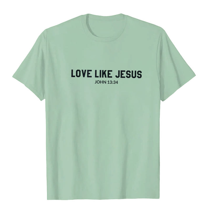 Christianartworkshop Love Like Jesus T-Shirt