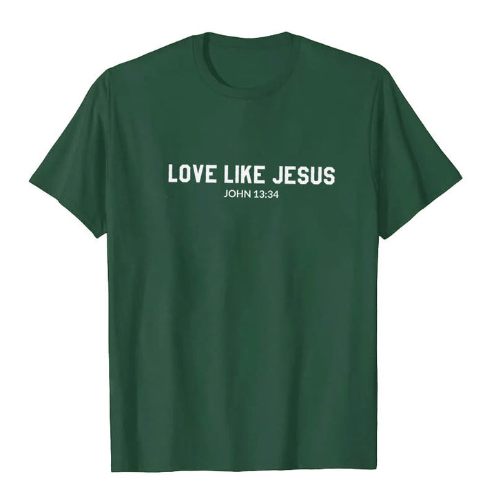 Christianartworkshop Love Like Jesus T-Shirt