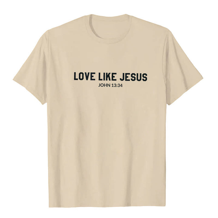 Christianartworkshop Love Like Jesus T-Shirt