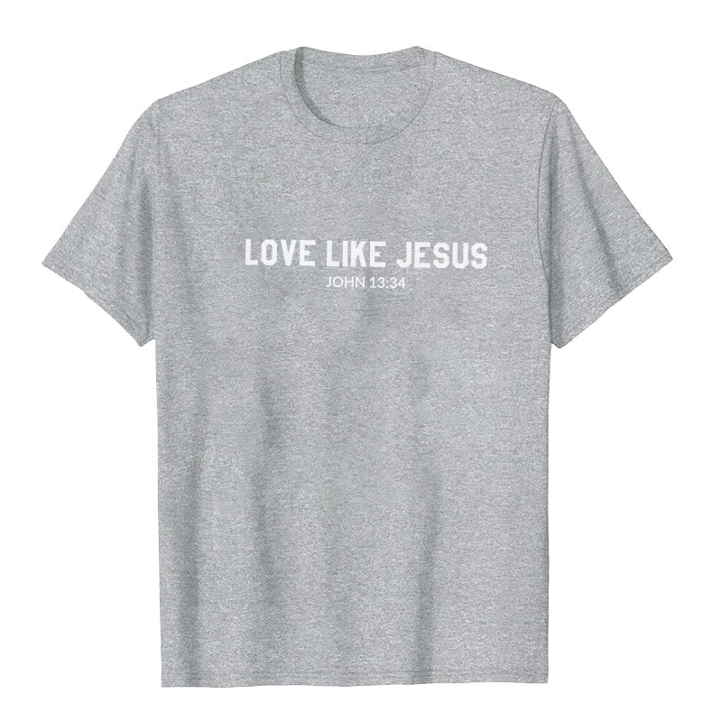 Christianartworkshop Love Like Jesus T-Shirt