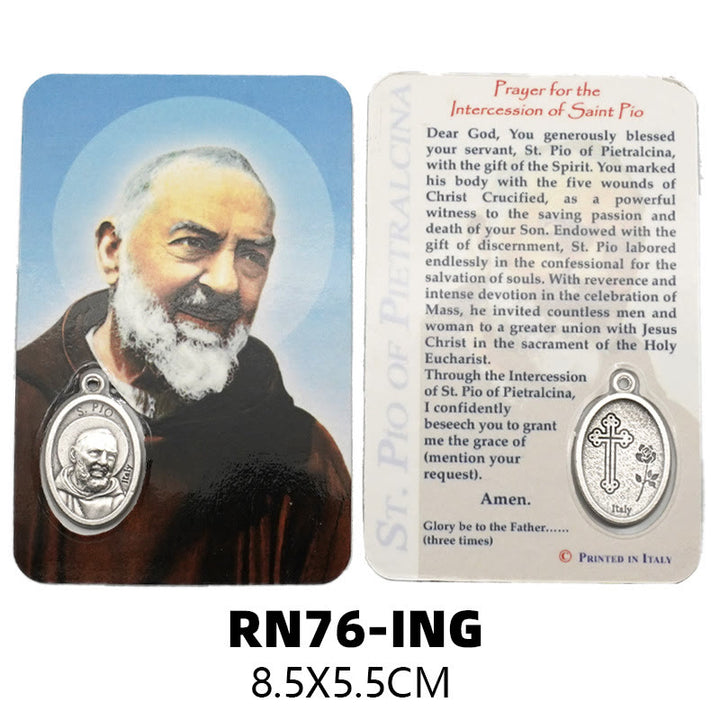 Christianartworkshop Our Lady & Jesus & Angels Paper Card: A Symbol of Holy Spirit and Power