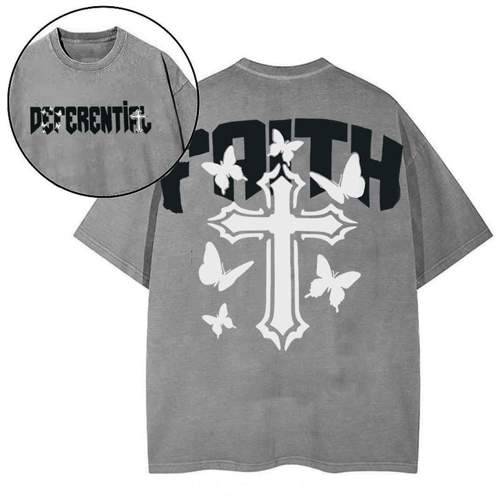 Christianartworkshop "FAITH" Short Sleeve T-shirt