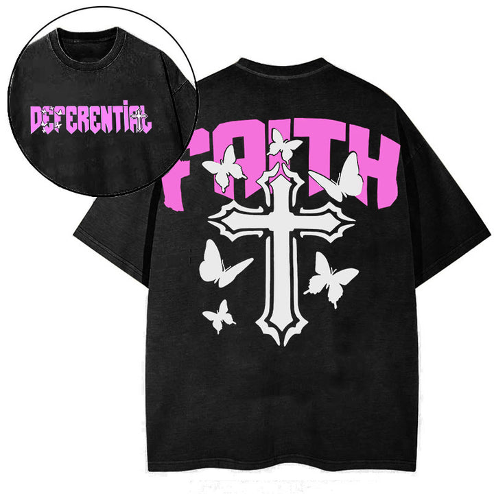 Christianartworkshop "FAITH" Short Sleeve T-shirt