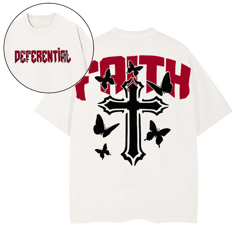Christianartworkshop "FAITH" Short Sleeve T-shirt