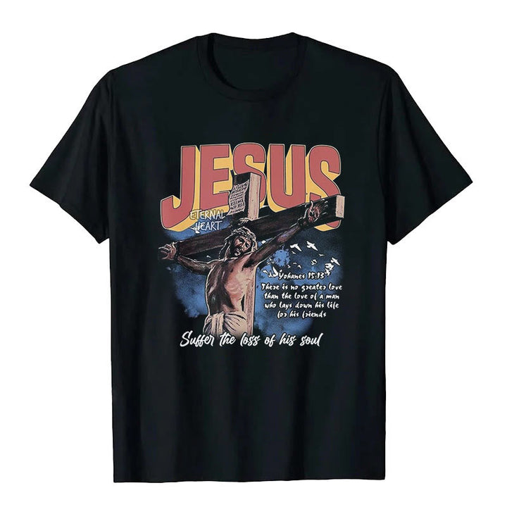 Christianartworkshop Jesus Short Sleeve T-shirt