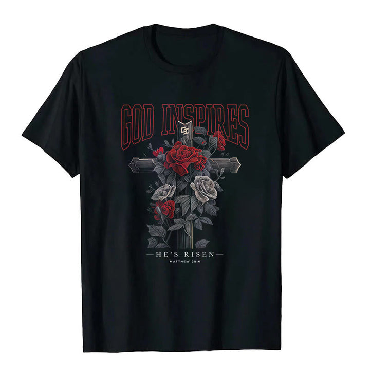 Christianartworkshop "GOD INSPIRES" T-shirt