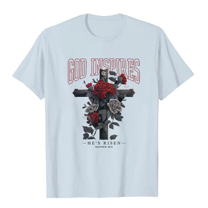 Christianartworkshop "GOD INSPIRES" T-shirt