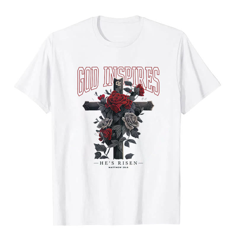 Christianartworkshop "GOD INSPIRES" T-shirt