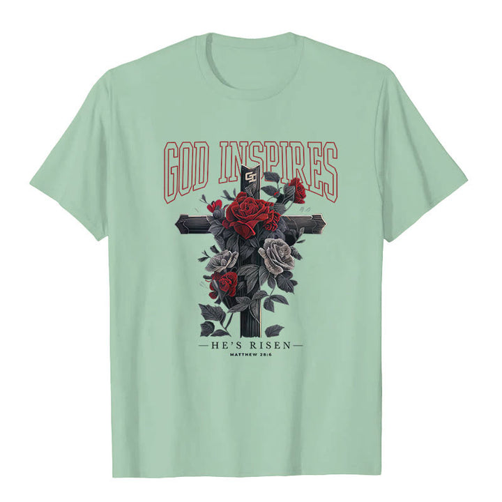 Christianartworkshop "GOD INSPIRES" T-shirt